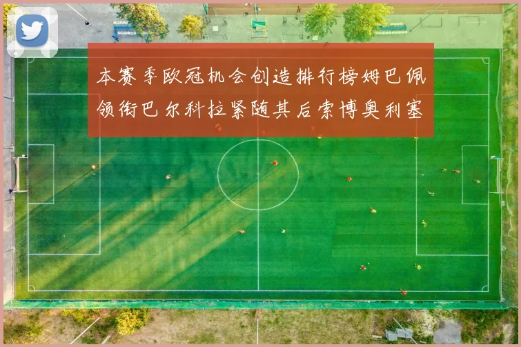 本赛季欧冠机会创造排行榜姆巴佩领衔巴尔科拉紧随其后索博奥利塞表现出色